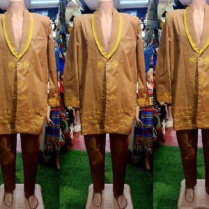 Embroidery brazzer with trouser for men