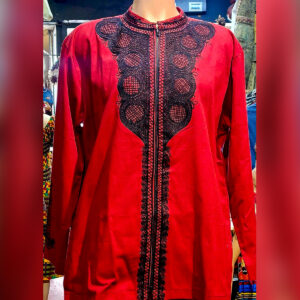 Embroidery top for men